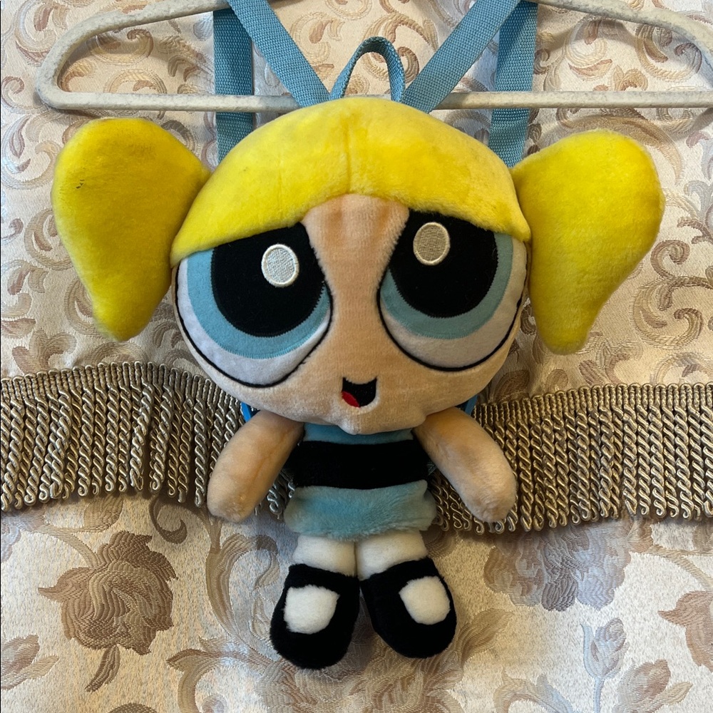 Vintage Powerpuff Girls Plush Backpack